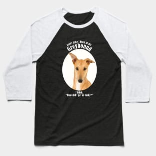 Lucky Greyhound Baseball T-Shirt